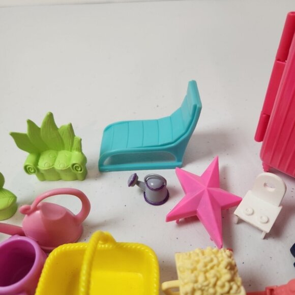 Barbie Doll House Miniatures Accessories Toys Suitcase Shoes Horse Saddle Dolls - Picture 7 of 12